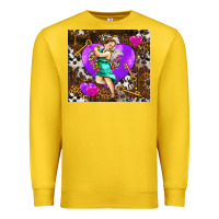 Lemon cupid and heart Premium Sweatshirt - AdoDesignShop