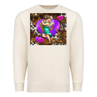 Sandshell cupid and heart Premium Sweatshirt - AdoDesignShop