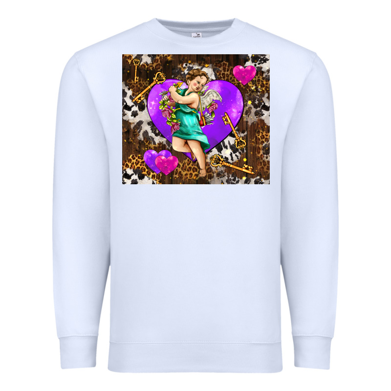 Cupid And Heart Premium Sweatshirt by AdoDesignShop | Teevron