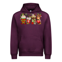 Mauve Wine elf coffee cups Urban Hoodie - MaliasSmallBusiness