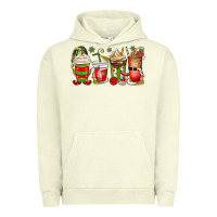 Pigment Pistachio elf coffee cups Urban Hoodie - MaliasSmallBusiness