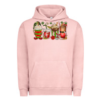 Pigment Salmon elf coffee cups Urban Hoodie - MaliasSmallBusiness