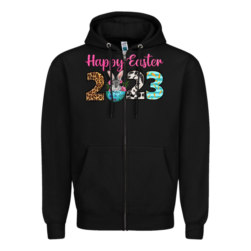 Happy Easter 2023 Easter Day Zipper Hoodie by Neo Western | Teevron
