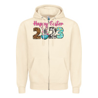 Sandshell Happy Easter 2023 Easter Day Zipper Hoodie - Neo Western
