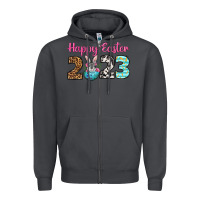 Smoke Happy Easter 2023 Easter Day Zipper Hoodie - Neo Western