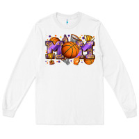 White mom basketball Long Sleeve Tee - Zillion Design Studio