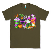 Army Green Halloween Nurse Coffee Cups Classic Tee - texasbilliewilder