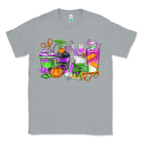 Heather Grey Halloween Nurse Coffee Cups Classic Tee - texasbilliewilder