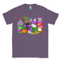 Lavender Halloween Nurse Coffee Cups Classic Tee - texasbilliewilder