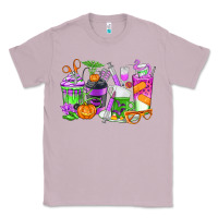 Lilac Halloween Nurse Coffee Cups Classic Tee - texasbilliewilder