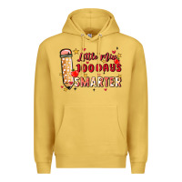 Antique Gold little miss 100 days smarter Premium Hoodie - MaliasSmallBusiness