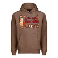 Chestnut little miss 100 days smarter Premium Hoodie - MaliasSmallBusiness