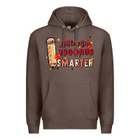 Coffee little miss 100 days smarter Premium Hoodie - MaliasSmallBusiness