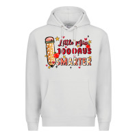 Little Miss 100 Days Smarter Premium Hoodie | Teevron