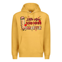 Mustard little miss 100 days smarter Premium Hoodie - MaliasSmallBusiness