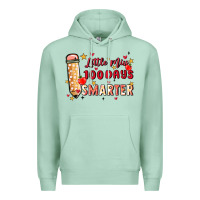 Seafoam little miss 100 days smarter Premium Hoodie - MaliasSmallBusiness