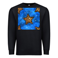 Black 4th of july leopard stars seamless pattern Premium Sweatshirt - BundleAndBundleShop