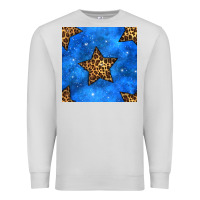 Dove Grey 4th of july leopard stars seamless pattern Premium Sweatshirt - BundleAndBundleShop