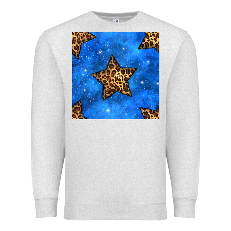 4th Of July Leopard Stars Seamless Pattern Premium Sweatshirt by BundleAndBundleShop | Teevron
