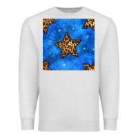 Oatmeal Heather 4th of july leopard stars seamless pattern Premium Sweatshirt - BundleAndBundleShop