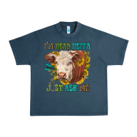 Midnight Navy im head heffa just ask me Urban Heavy Tee - texasbilliewilder