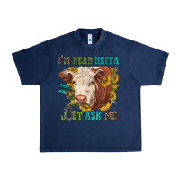 Navy im head heffa just ask me Urban Heavy Tee - texasbilliewilder