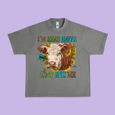 Im Head Heffa Just Ask Me Urban Heavy Tee Designed By Texasbilliewilder