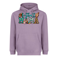 Lavender American football mama Heavyweight Hoodie - Jasminsmagicworld