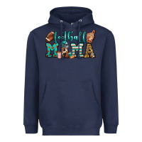 Navy American football mama Heavyweight Hoodie - Jasminsmagicworld