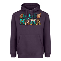 Plum American football mama Heavyweight Hoodie - Jasminsmagicworld