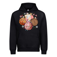 Black christmas pan dulce Urban Hoodie - MaliasSmallBusiness