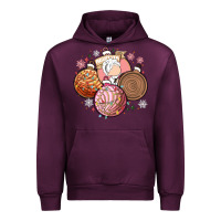 Mauve Wine christmas pan dulce Urban Hoodie - MaliasSmallBusiness