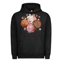 Pigment Black christmas pan dulce Urban Hoodie - MaliasSmallBusiness