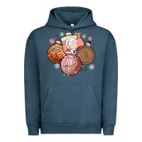 Pigment Midnight Navy christmas pan dulce Urban Hoodie - MaliasSmallBusiness