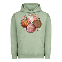 Pigment Oil Green christmas pan dulce Urban Hoodie - MaliasSmallBusiness