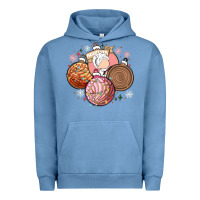 Pigment Pebble Blue christmas pan dulce Urban Hoodie - MaliasSmallBusiness