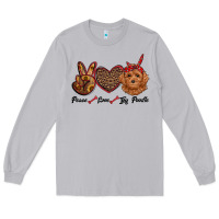 Moon Dust peace love toy poodle Long Sleeve Tee - RanaPortraitStore