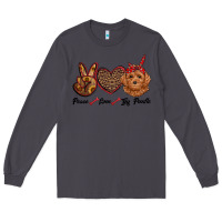 Smoke peace love toy poodle Long Sleeve Tee - RanaPortraitStore