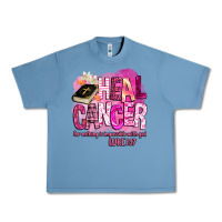 Pebble Blue heal cancer for nothing is impossible with god Urban Heavy Tee - BarkalooDesign