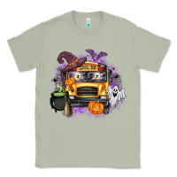 Matcha Halloween School Bus Classic Tee - texasbilliewilder