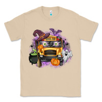 Mushroom Halloween School Bus Classic Tee - texasbilliewilder