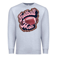 Heather Grey football mom Premium Sweatshirt - JahusDesignShop