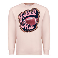 Pale Pink football mom Premium Sweatshirt - JahusDesignShop