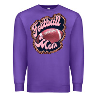 Purple football mom Premium Sweatshirt - JahusDesignShop
