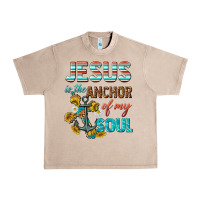 French Oak jesus is the anchor of my soul Urban Heavy Tee - texasbilliewilder
