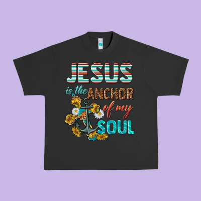 Jesus Is The Anchor Of My Soul Urban Heavy Tee Designed By Texasbilliewilder