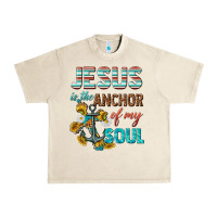 Sandshell jesus is the anchor of my soul Urban Heavy Tee - texasbilliewilder
