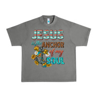 Tornado jesus is the anchor of my soul Urban Heavy Tee - texasbilliewilder