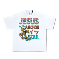 White jesus is the anchor of my soul Urban Heavy Tee - texasbilliewilder