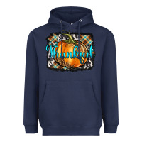 Navy Thankful Pumpkin Heavyweight Hoodie - Artiststas